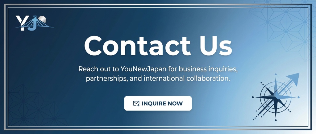 Contact Us — YouNewJapanへのお問い合わせ・法人取引・国際協業はこちら